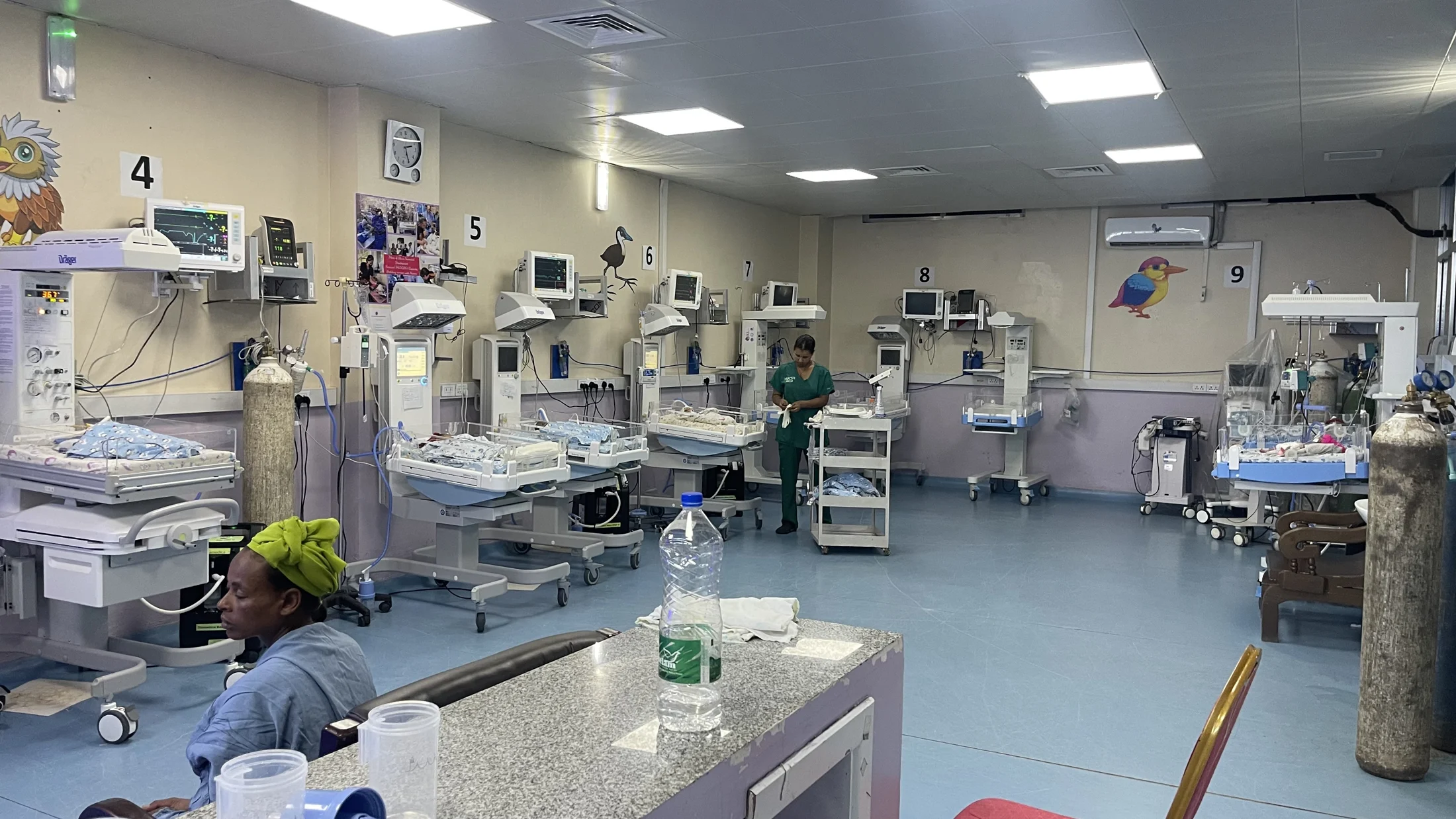 A view across the neonatal unit in Hawassa