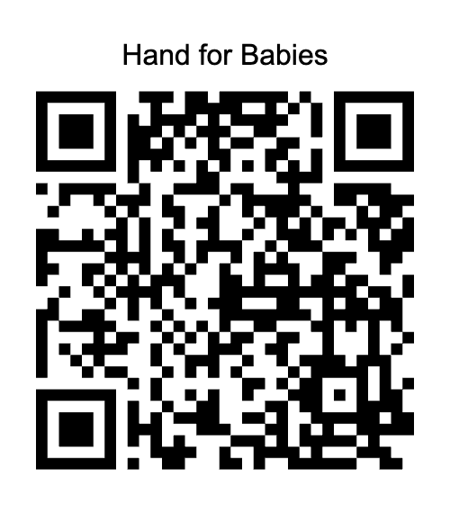 QR code for donating to HANDS on PayPal
